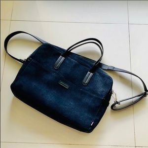 URI MINKOFF FULTON LEATHER BRIEFCASE